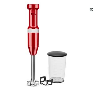 KitchenAid Variable Speed Corded Hand Blender, Empire Red